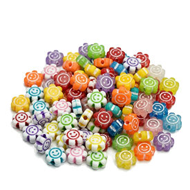 Cuentas plasticas para bijouterie 